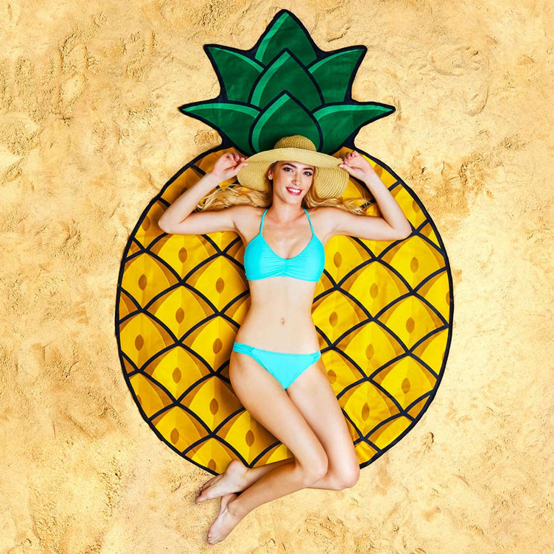 Покрывало пляжное Ананас