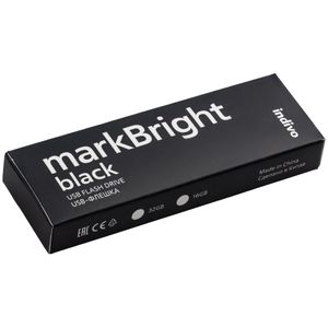 Флешка markBright с подсветкой логотипа 32 Гб (Синий)