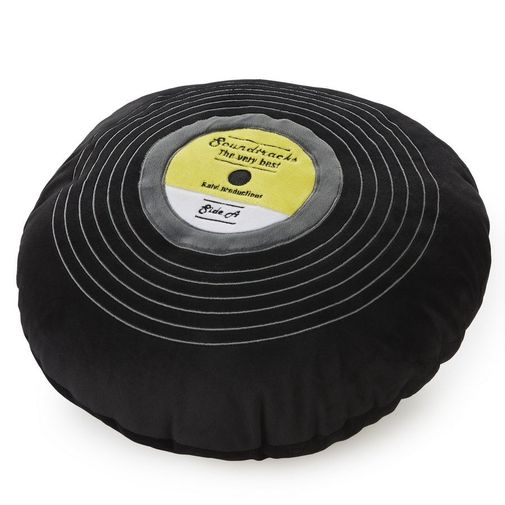 Подушка диванная Виниловая пластинка Soundtracks