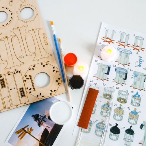 Модель сборная Маяк мыса Реинга (Новая Зеландия)