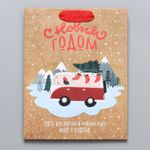 Подарочный пакет Дорога к счастью (18 х 23 х 10 см)