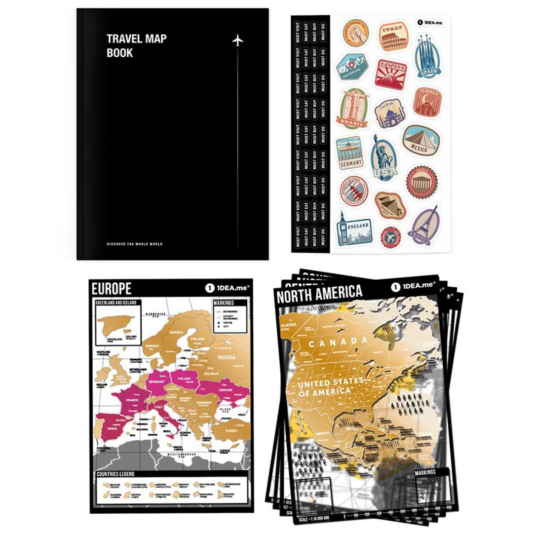 Тетрадь путешествий Travel Map Book