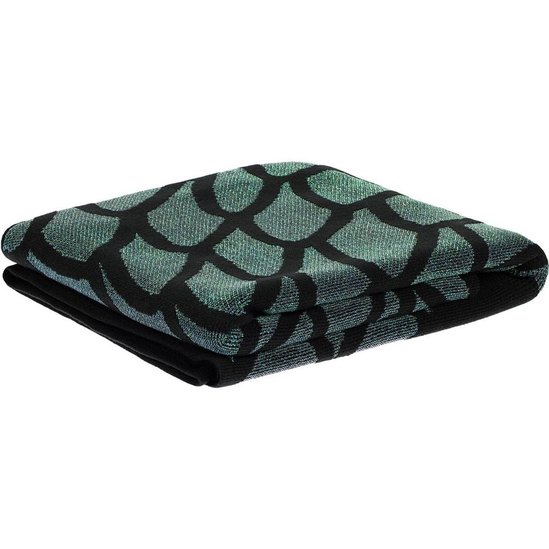 Плед Serpentica (Черный с люрексом) Плед Serpentica (Черный с люрексом)