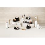 Держатель-органайзер для туалетной бумаги Bellwood (белый/натуральное дерево)