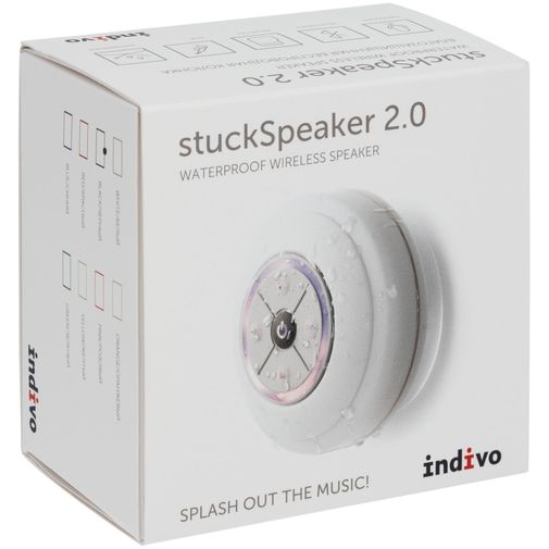 Водонепроницаемый Bluetooth динамик для душа stuckSpeaker 2.0 (Indivo ...