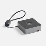 Внешний аккумулятор с беспроводной зарядкой Aura Power 5000 мАч (серый)