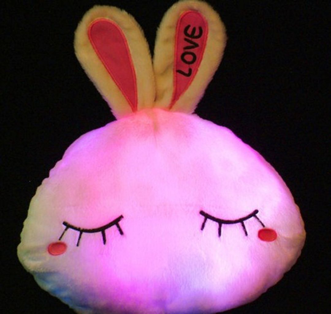 Светящаяся подушка Зайка Светящаяся подушка Зайка