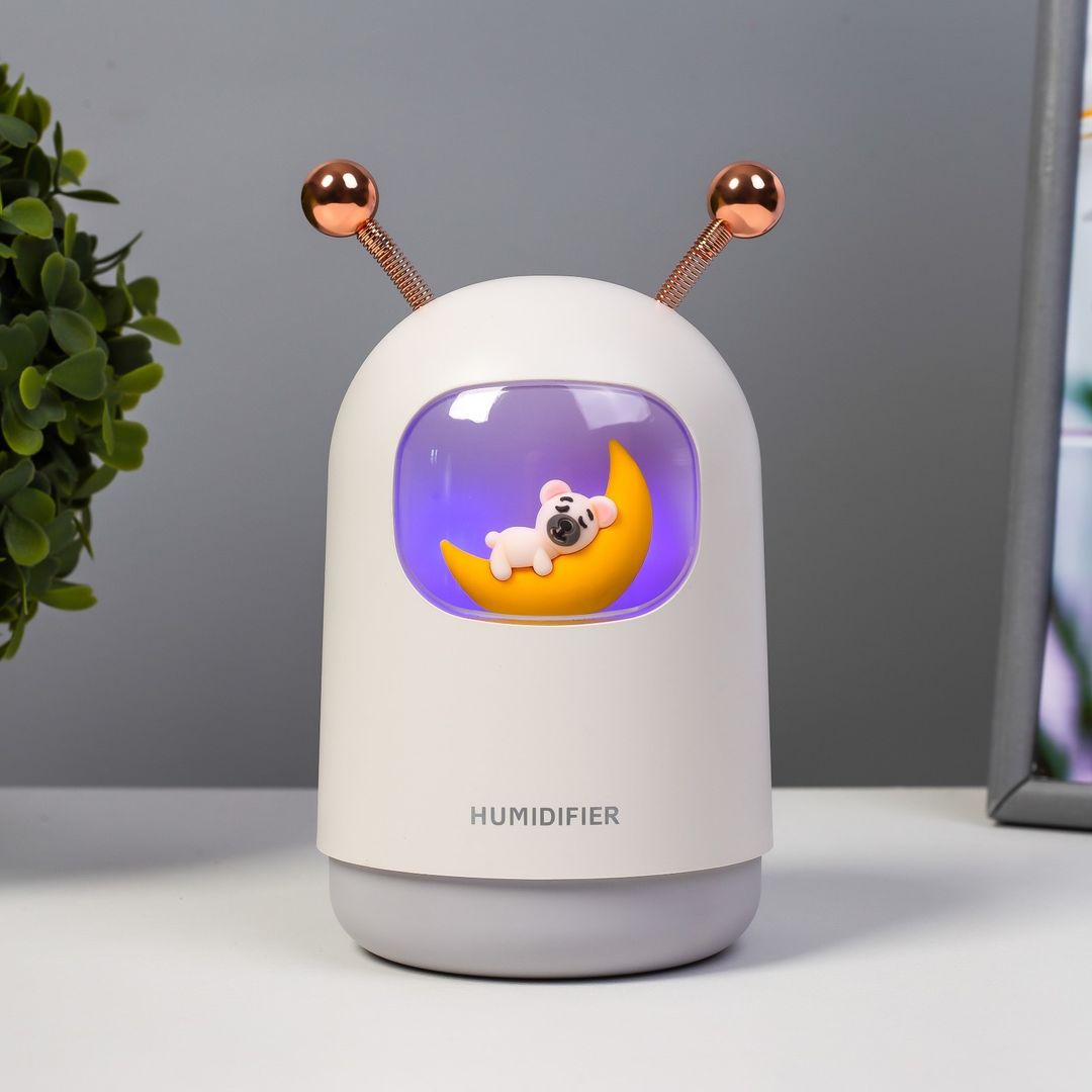 Ночник с увлажнителем Собачка на луне Ночник с увлажнителем Собачка на луне