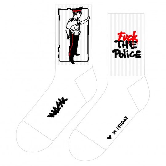                                      Носки спортивные F#!& The Police (20 см)
