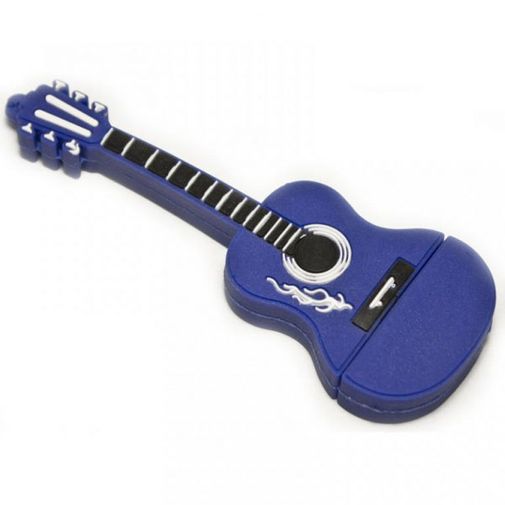 Флешка Гитара 8 Гб (Синяя)