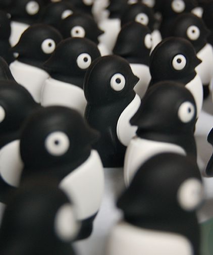 Флешка Пингвин Черный 4 Гб Флешка Пингвин Черный 4 Гб