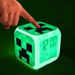 Будильник с подсветкой Minecraft Creeper