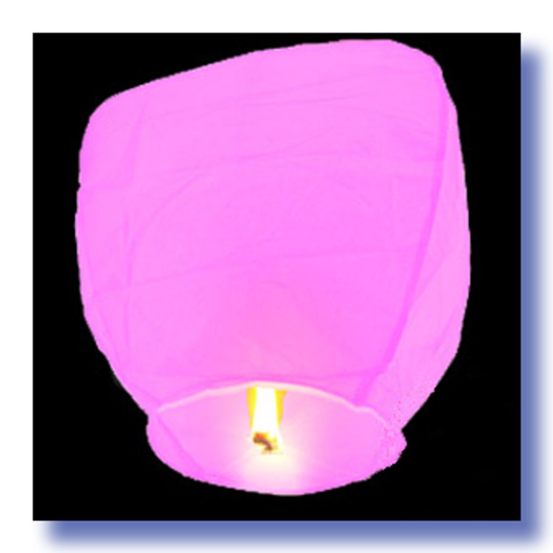 Летающий фонарик Розовый Летающий фонарик Розовый