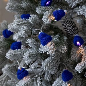 Гирлянда Cosy Poms (Синяя)