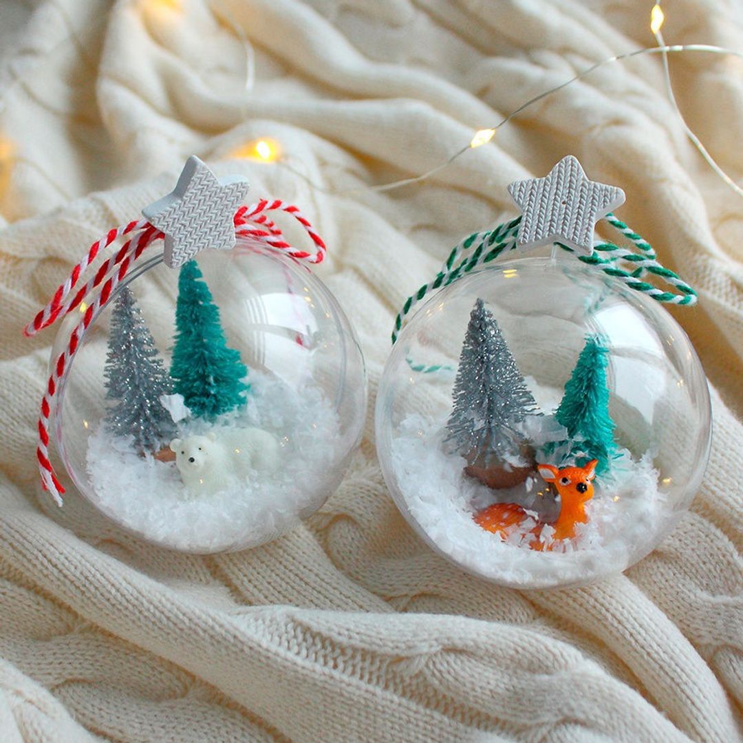 Набор для творчества Елочные шары Медвежонок и олень Набор для творчества Елочные шары Медвежонок и олень