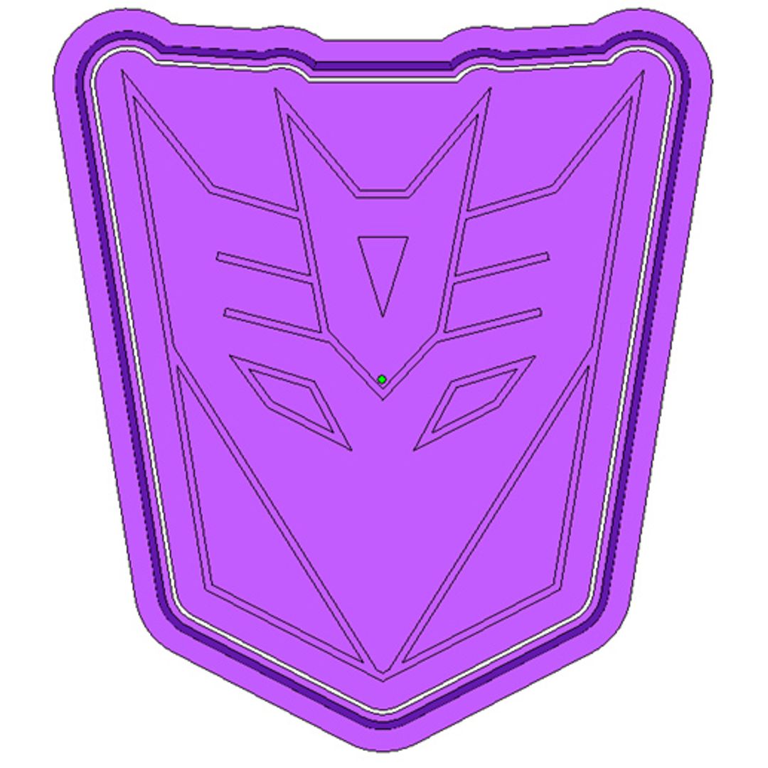 Форма для печенья Transformers Десептиконы (эмблема)