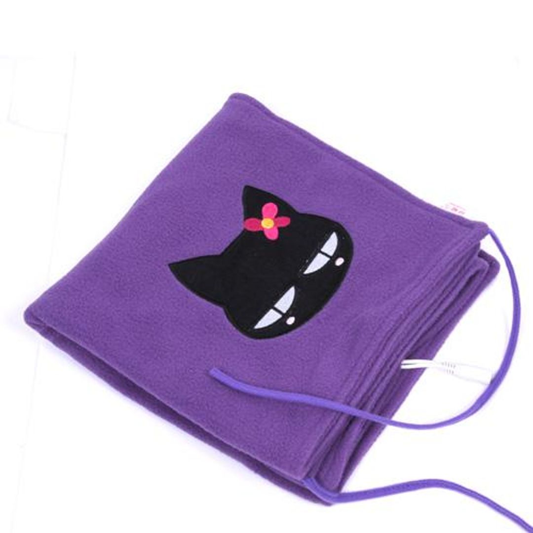 Накидка с подогревом от USB Кошка