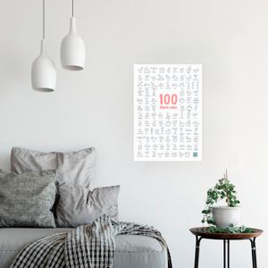 Скретч-плакат 100 йога поз