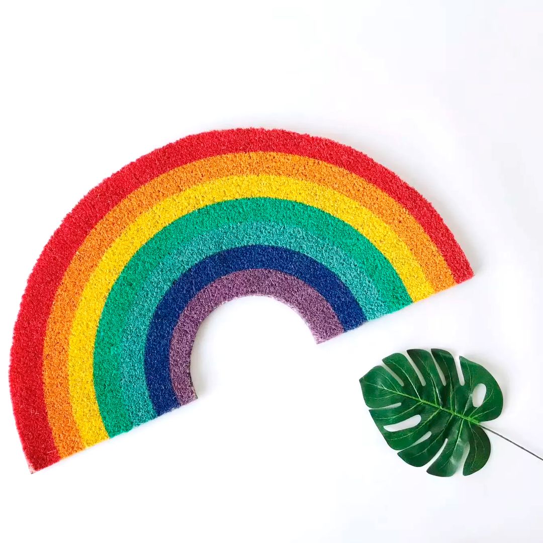 Коврик для входной двери Радуга Коврик для входной двери Радуга