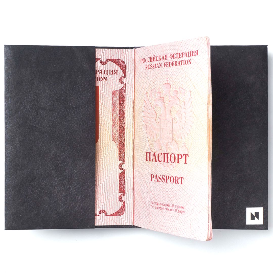 Обложка для паспорта New wallet New Skinny Обложка для паспорта New wallet New Skinny