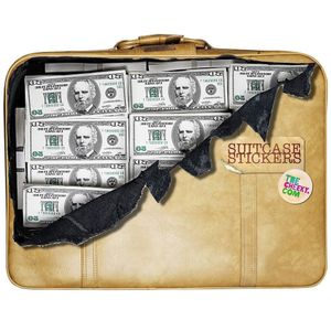 Наклейка на чемодан Баксы Наклейка на чемодан Баксы