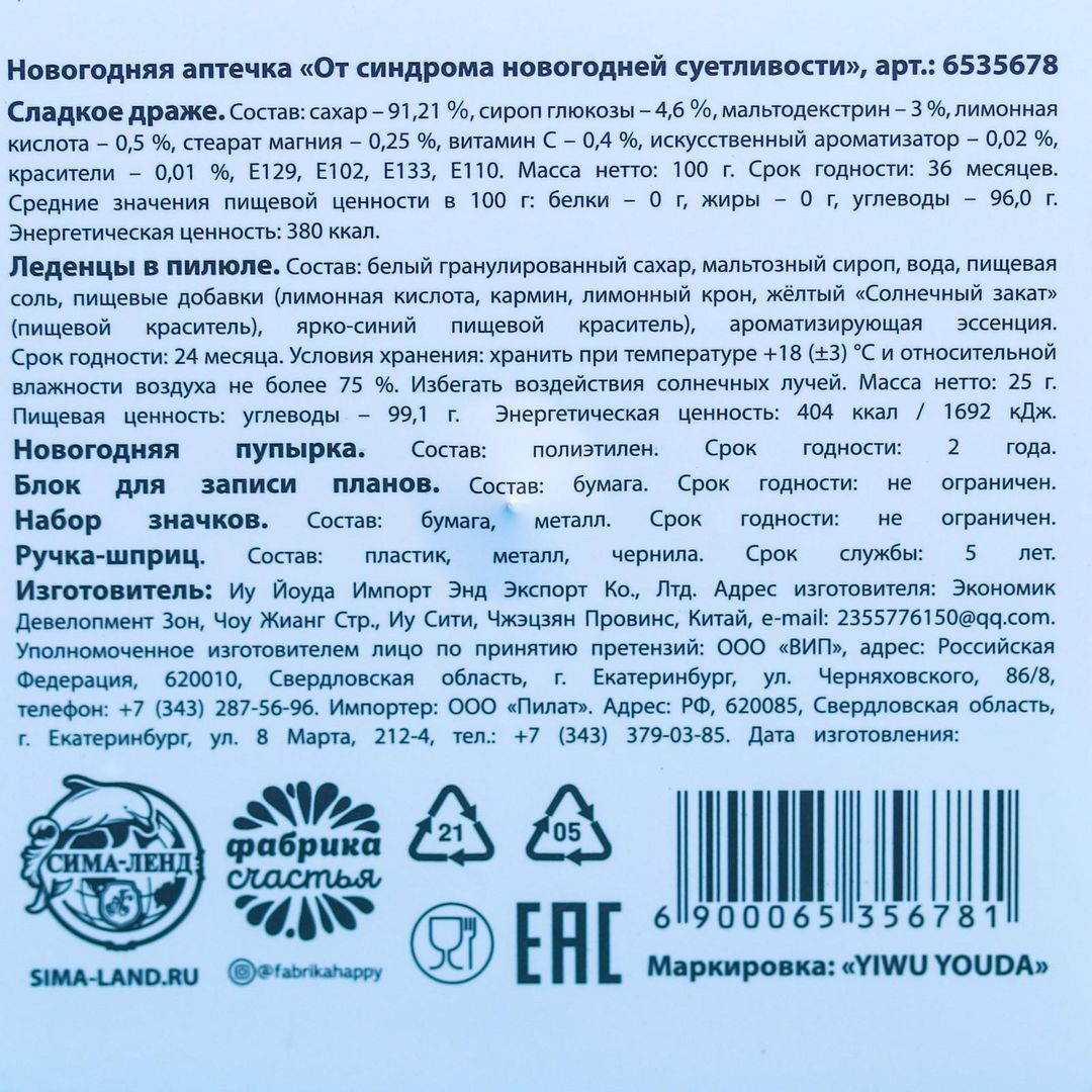 Новогодняя аптечка От синдрома новогодней суетливости Новогодняя аптечка От синдрома новогодней суетливости