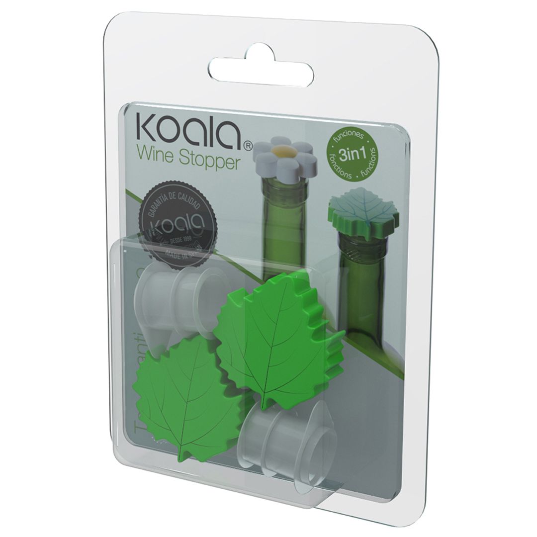 Пробка-каплеуловитель Wine Leaf (2 шт)