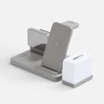 Зарядная станция с электронными часами и подсветкой Large Charge ver.3 (серый)