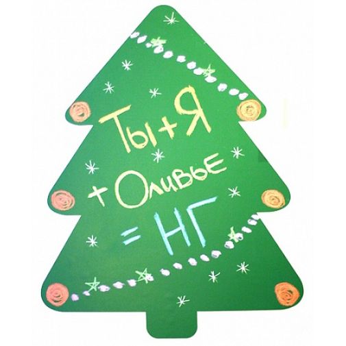 Магнитная доска на холодильник Елка Магнитная доска на холодильник Елка