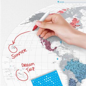 Скретч-карта мира Travel Map Air World (на английском)