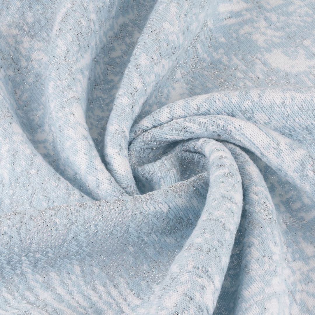 Плед Frostic (Бело-голубой с люрексом) Плед Frostic (Бело-голубой с люрексом)