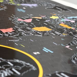 Скретч-карта мира True Map Plus Noir Скретч-карта мира True Map Plus Noir