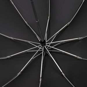 Зонт обратного сложения с ручкой-карабином Foldberry (серый) Зонт обратного сложения с ручкой-карабином Foldberry (серый)