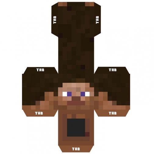 Маска Голова Стива Minecraft Маска Голова Стива Minecraft