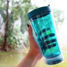 Непадающий стакан Mighty Mug Ice: Teal (Translucent Color)