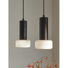 Светильник подвесной каскадный Fungus, 15х25 см, 5 плафонов, белый/черный