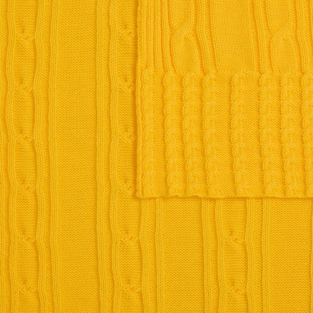 Плед Remitt (желтый)