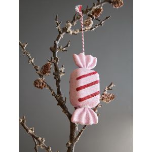 Набор ёлочных украшений Pink fairytale из коллекции New Year Essential, 4 шт.