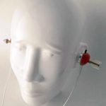 Crazy Earphones Наушники Яблоки На манекене