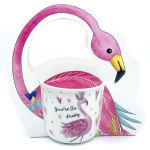 Кружка в подарочной упаковке Фламинго