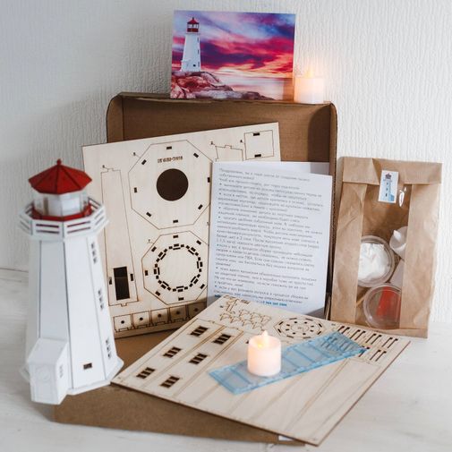 Модель сборная Маяк Пеггис ков (Канада) Модель сборная Маяк Пеггис ков (Канада)