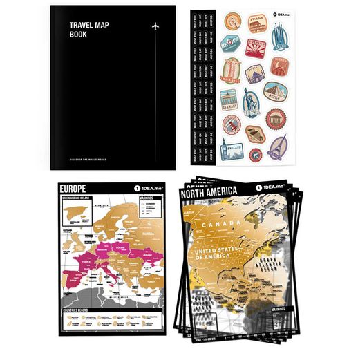 Тетрадь путешествий Travel Map Book