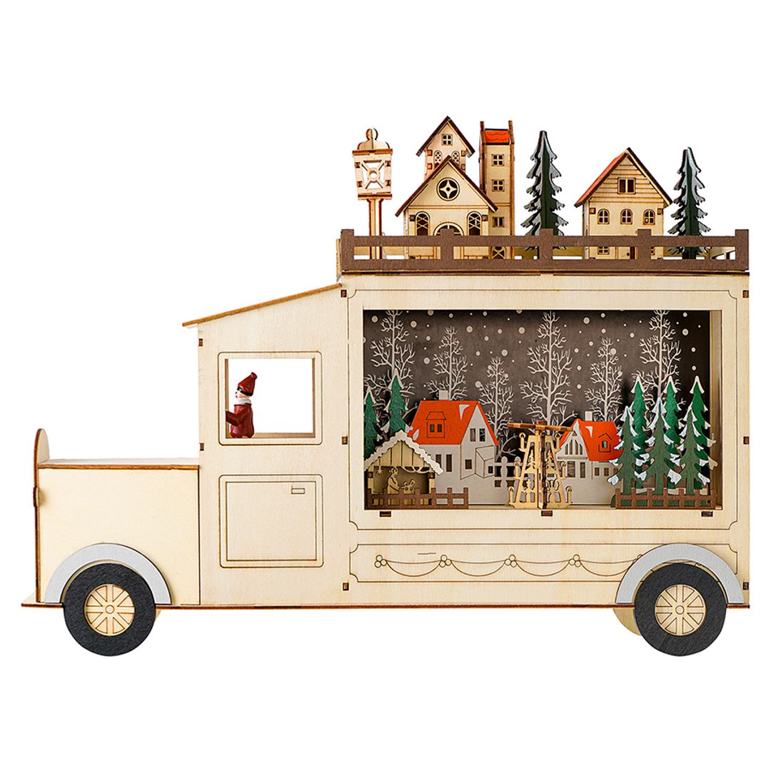 Декор новогодний с подсветкой Festive truck