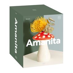 Ваза для цветов Amanita (15 см)