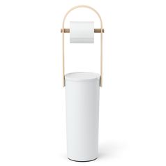 Держатель-органайзер для туалетной бумаги Bellwood (белый/натуральное дерево) Держатель-органайзер для туалетной бумаги Bellwood (белый/натуральное дерево)