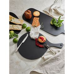 Доска сервировочная Rubris (30х45 см, черная)