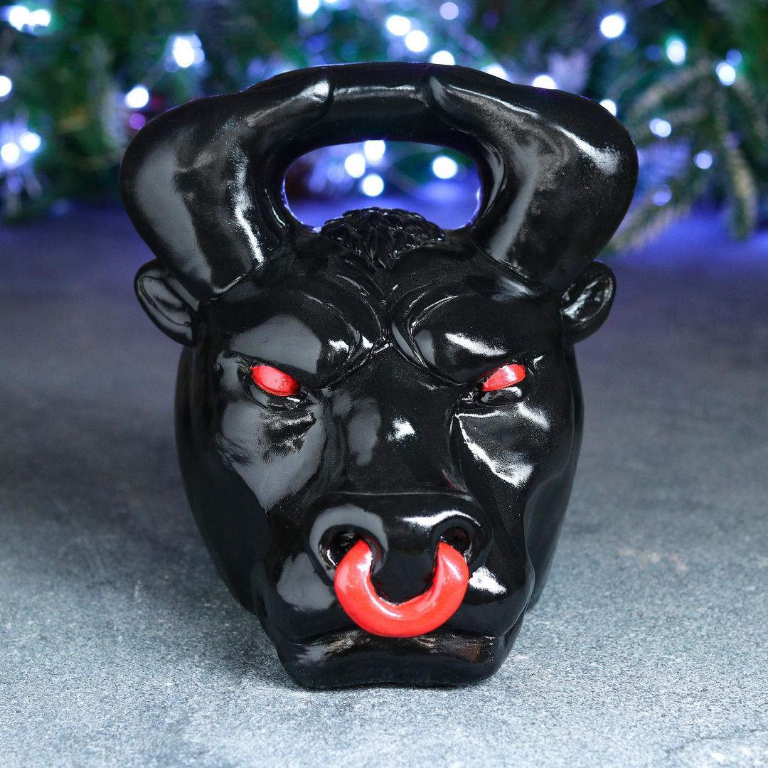 Копилка Бык гиря Копилка Бык гиря