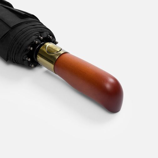 Зонт складной Cloudburst в подарочной упаковке (черный)