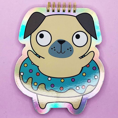 Блокнот Donut Pug