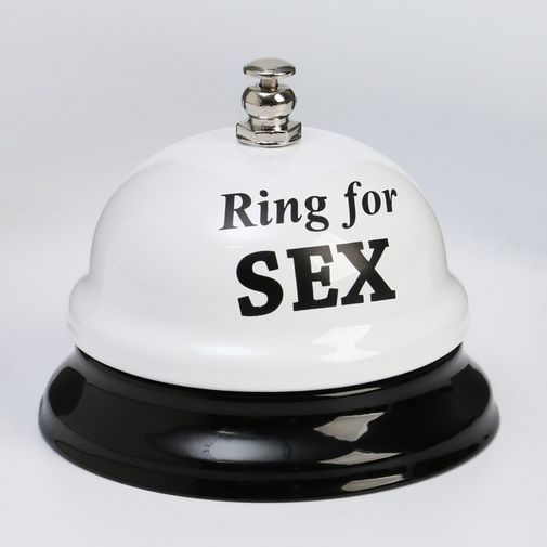 Звонок настольный Время секса Ring for sex (Белый)